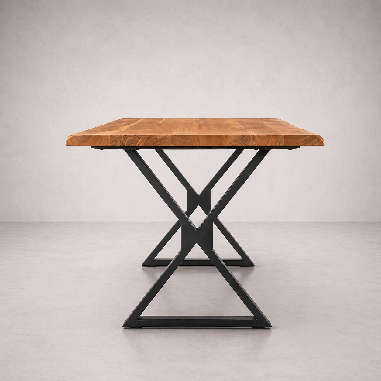 Acacia 71" Live Edge Solid Wood Dining Table - Natural - Image 3