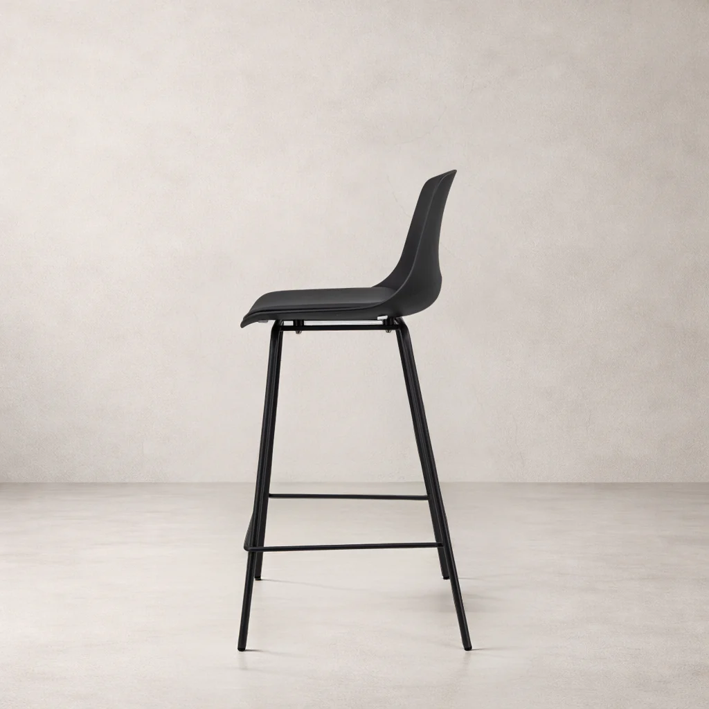 Agata Counter Stool - Black - Image 3