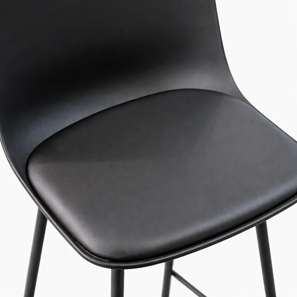 Agata Counter Stool - Black - Image 5