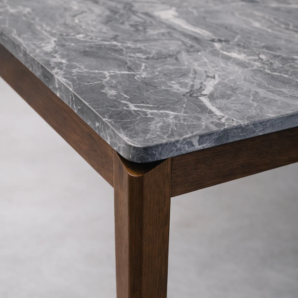 Everly 78.7" Faux Marble Dining Table - Paladina - Image 3