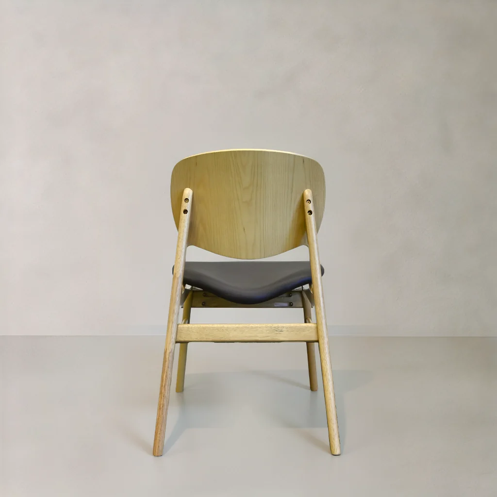 Harper Solid Wood Dining Chair - Black - Image 4