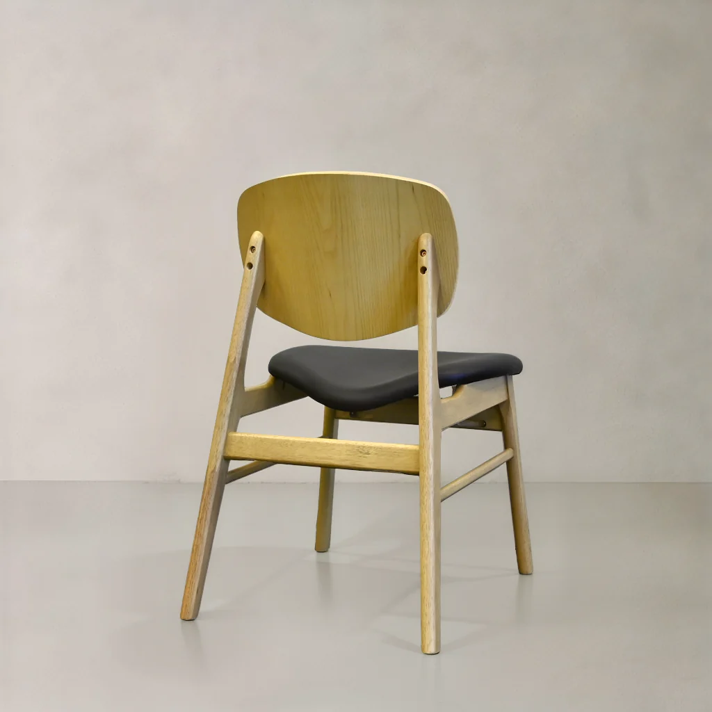 Harper Solid Wood Dining Chair - Black - Image 5