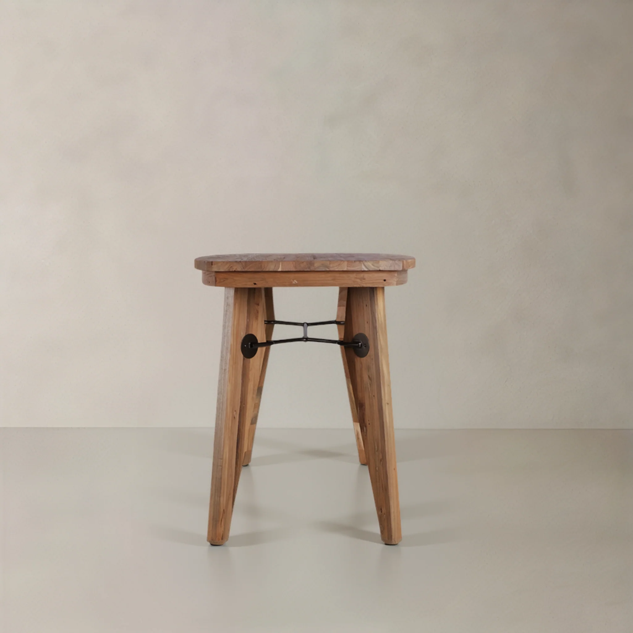 Liam Solid Teak Desk, Natural, 63" - Image 3