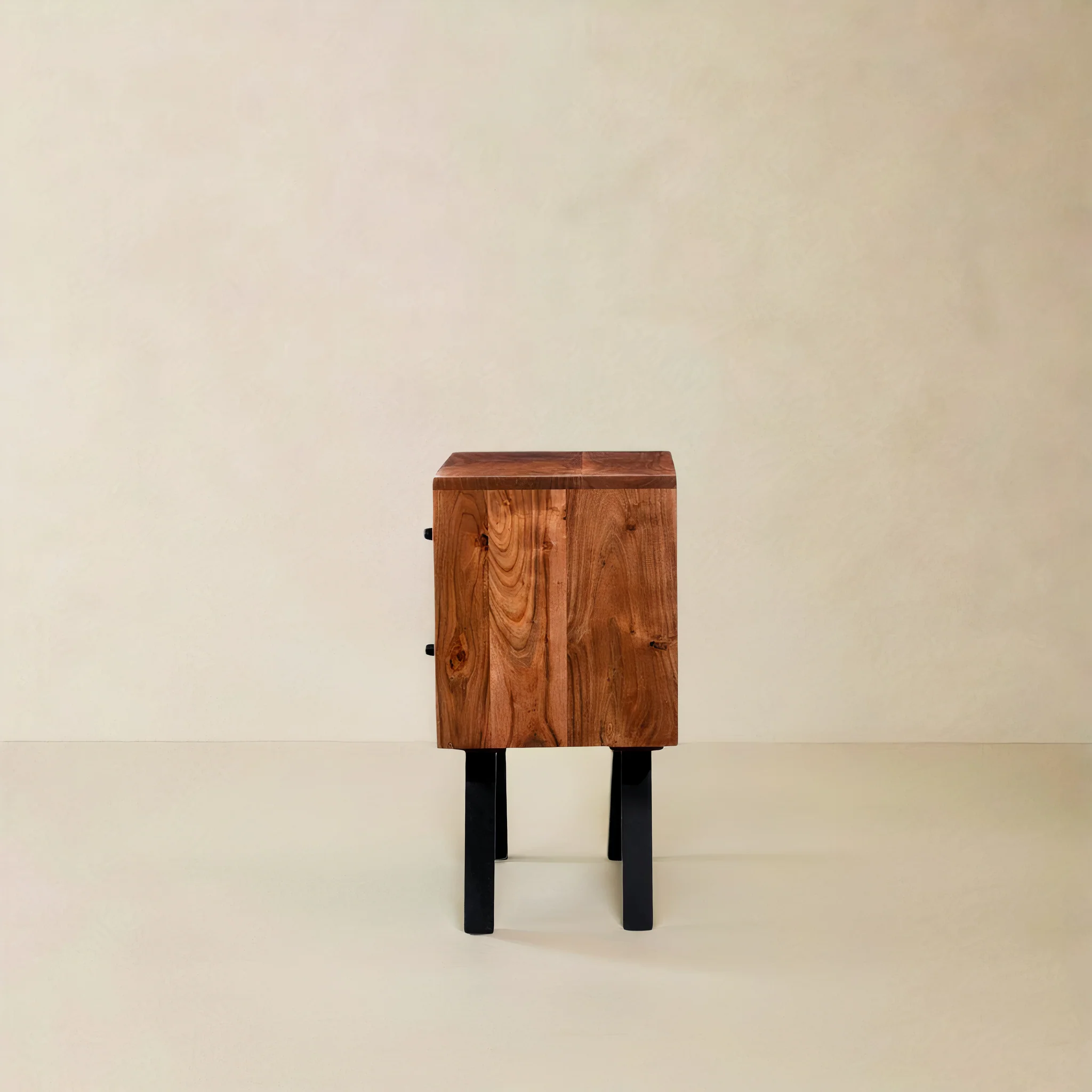 Malaga Acacia Solid Wood Nightstand - Image 3