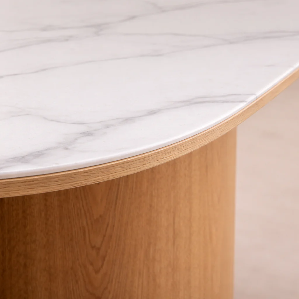 Marbella 78.7" Sintered Stone Dining Table - Image 4