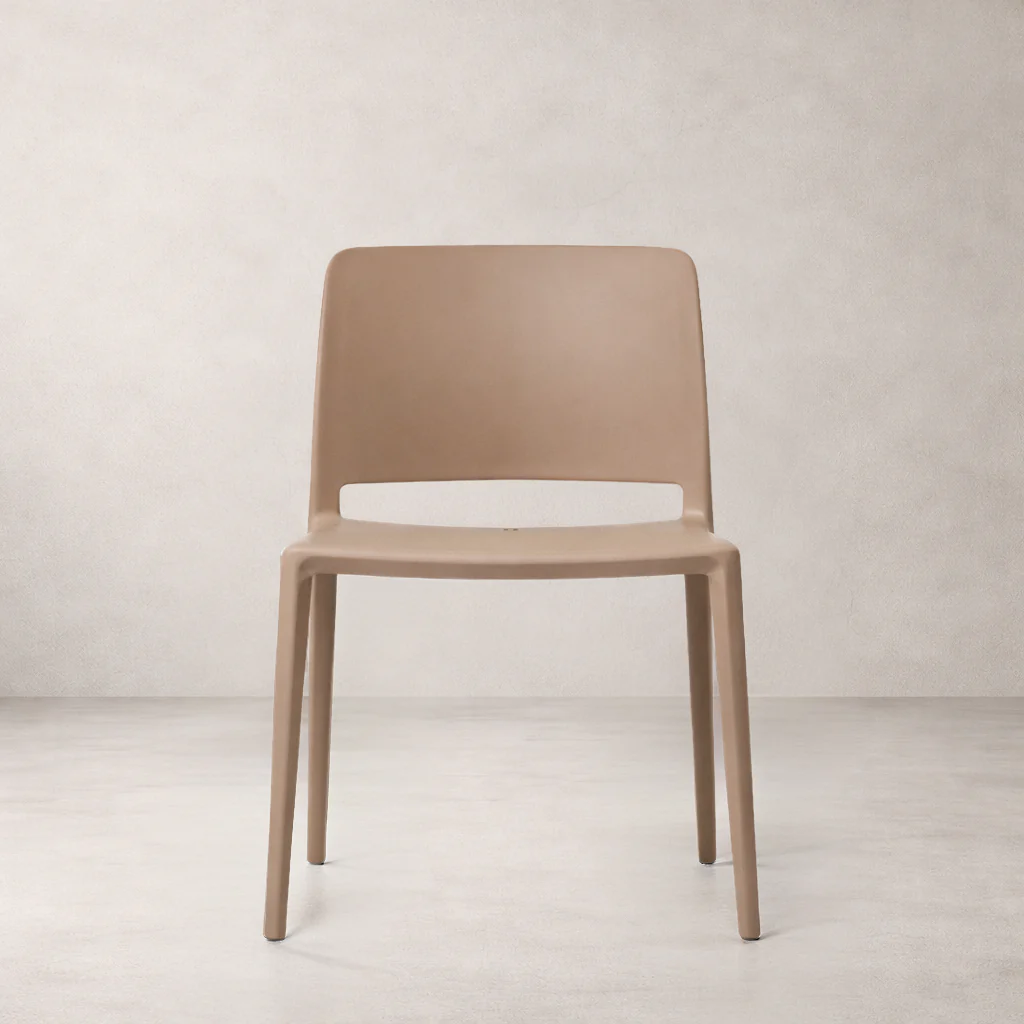 Pamela Stackable Dining Chair - Brown - Image 3