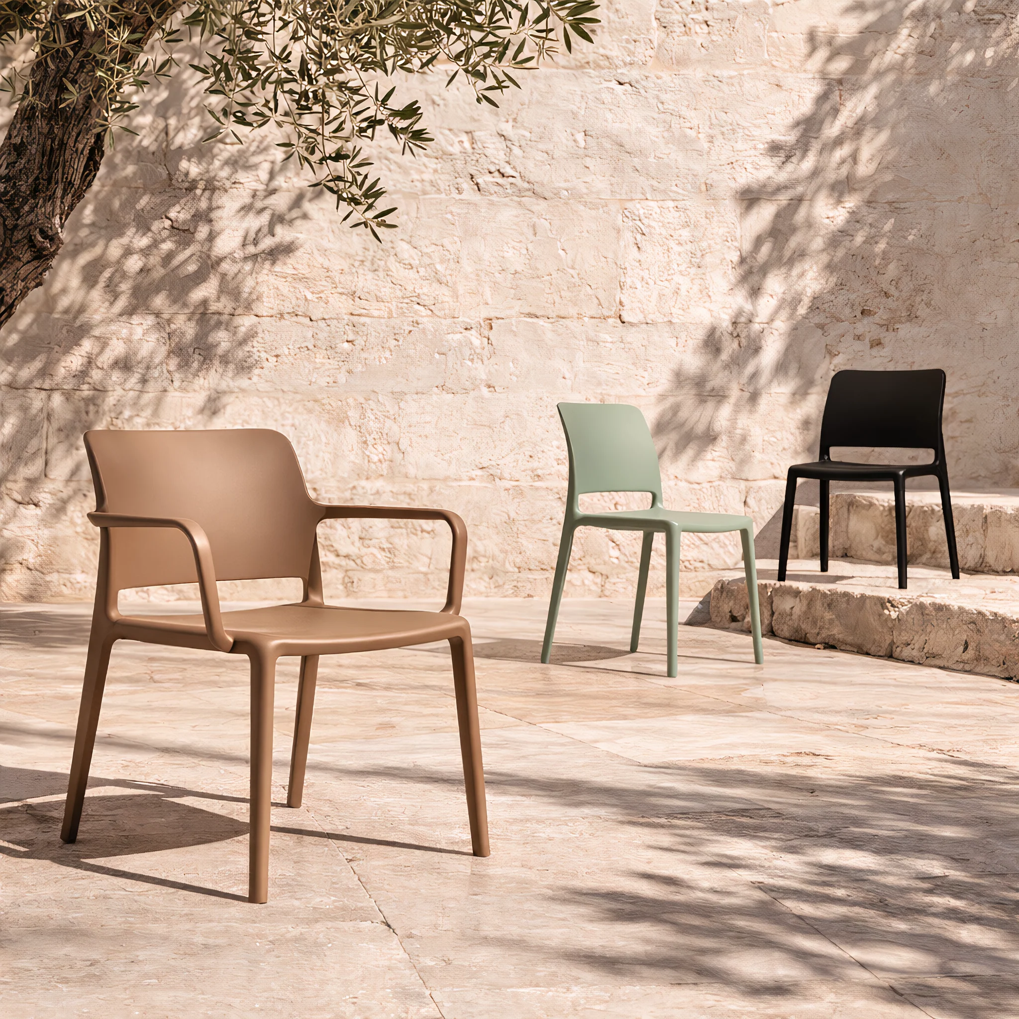 Pamela Stackable Dining Chair - Black - Image 11