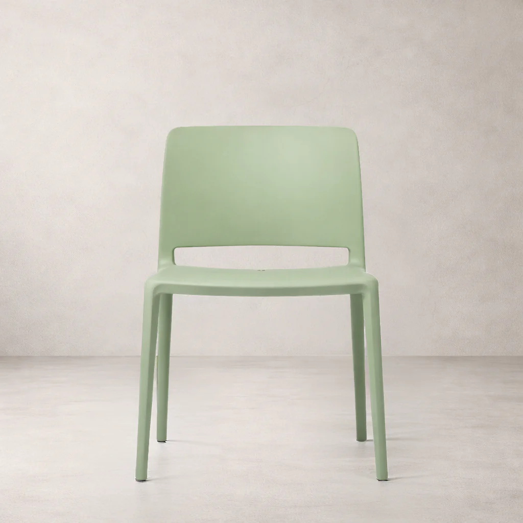 Pamela Stackable Dining Chair - Green - Image 3