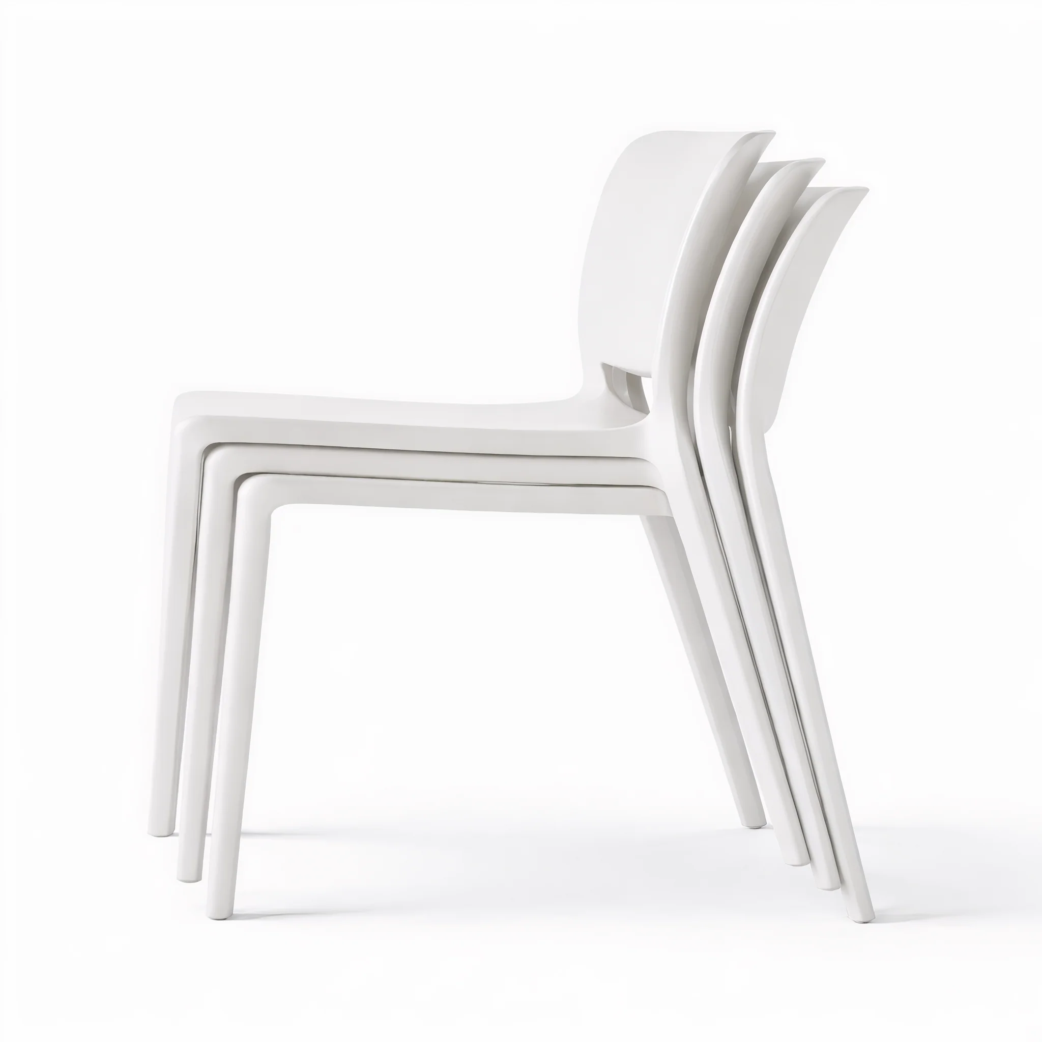 Pamela Stackable Dining Chair - Black - Image 10