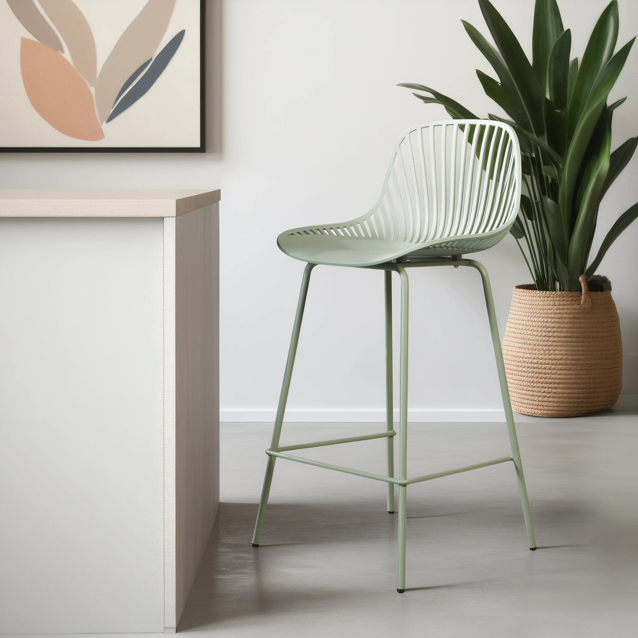 Pearl Counter Stool - Green - Image 7