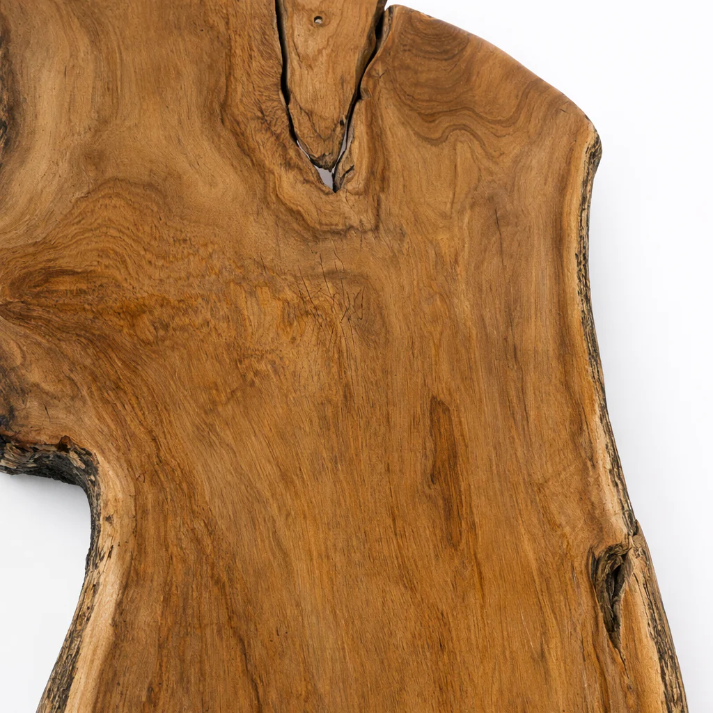 Rochefort 48" Solid Teak Root Console - Natural and Ebonized Black - Image 5