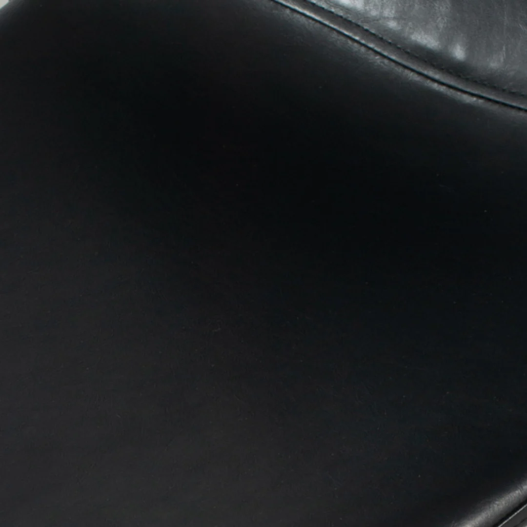 Roma Leather Chair - Black - Image 5