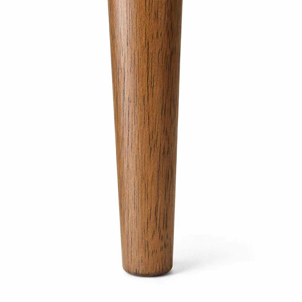 Samantha Solid Wood Dining Chair - Smoked Oak and Heathered Ivory - Image 7