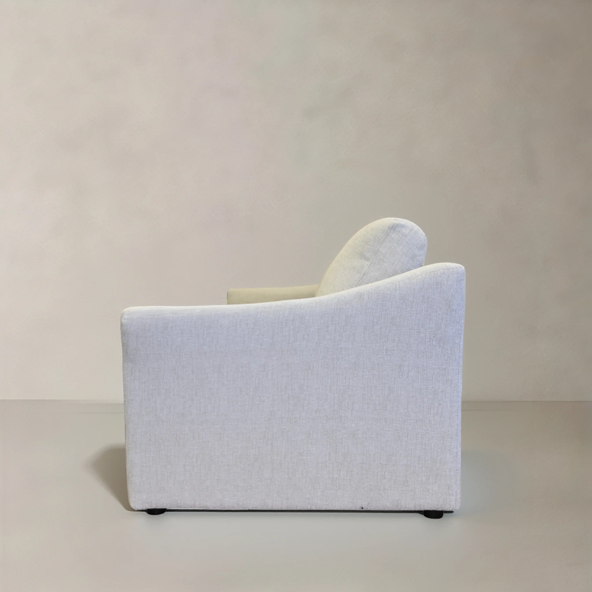 Theo 87" Fabric Sofa - Beige - Final Sale - Image 3