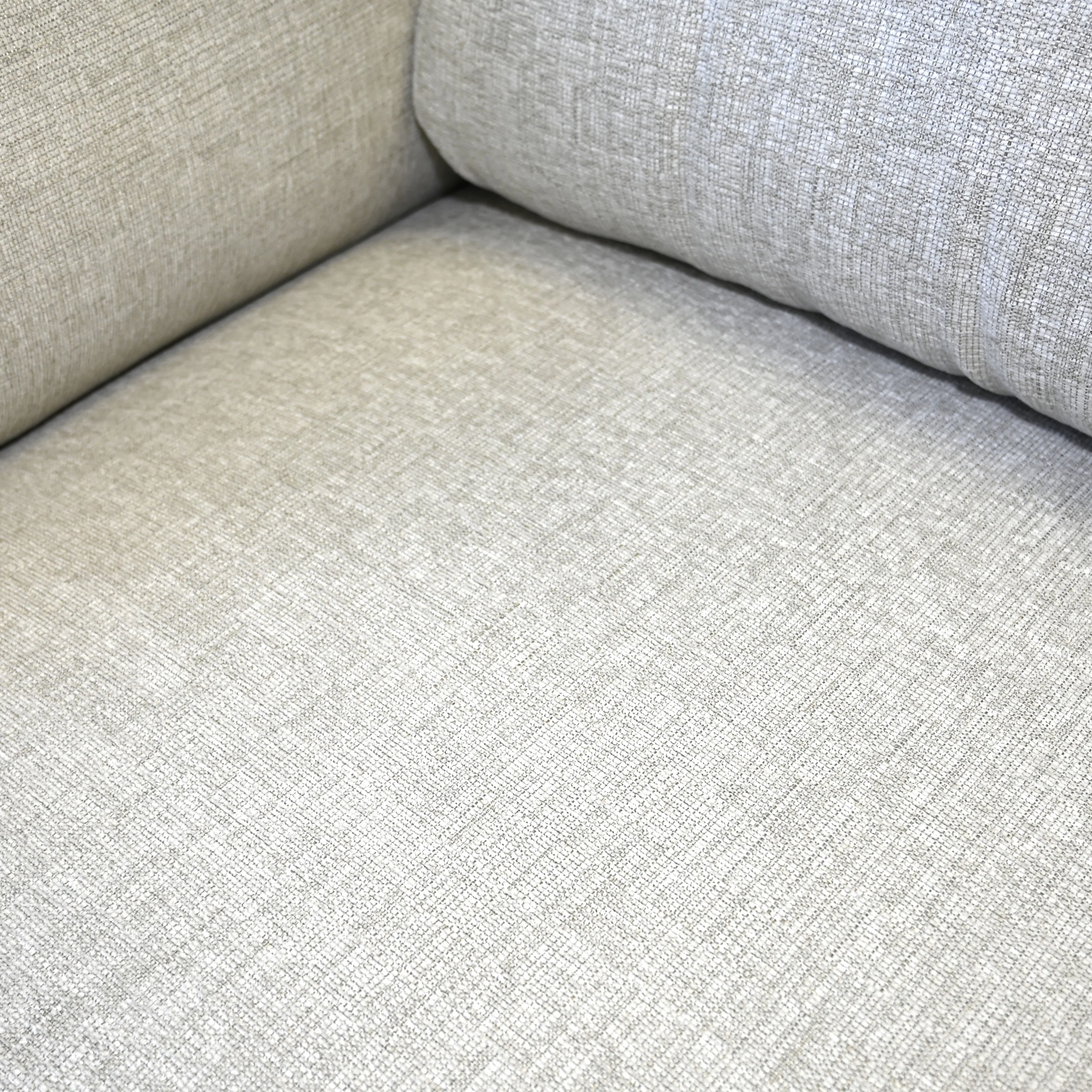 Siena 116" Fabric Sectional Sofa - Beige - Final Sale - Image 5