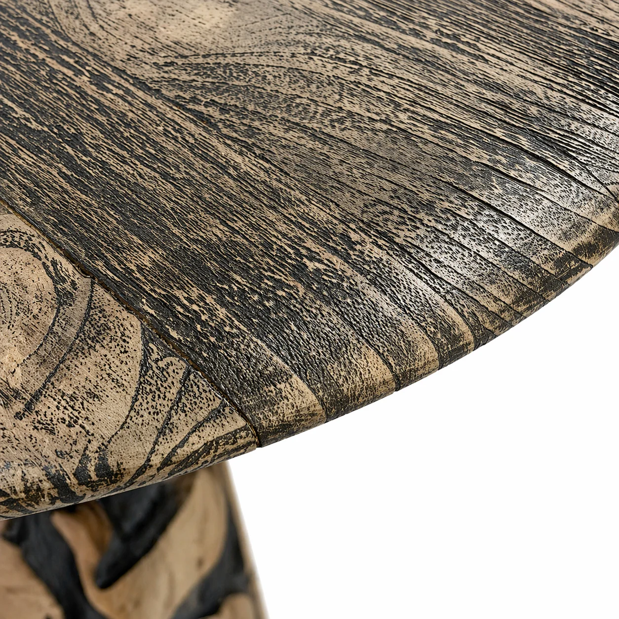 Tierra Solid Teak Root Side Table - Image 3