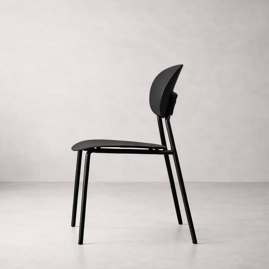 Vivian Dining Chair - Black - Image 4