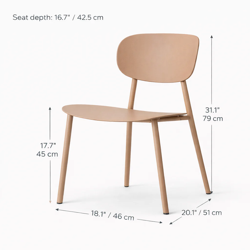 Vivian Dining Chair - Brown - Image 8
