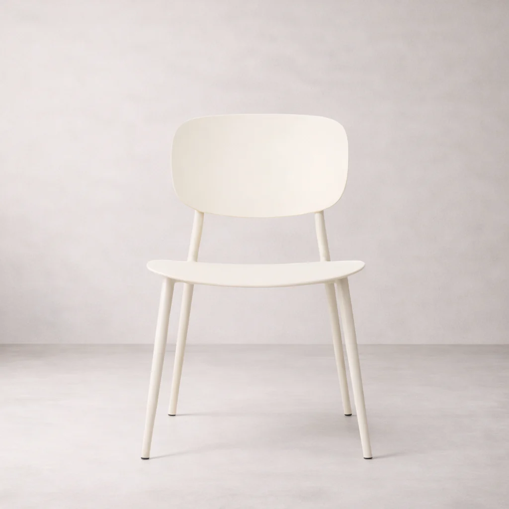 Vivian Dining Chair - Neutral White - Image 2