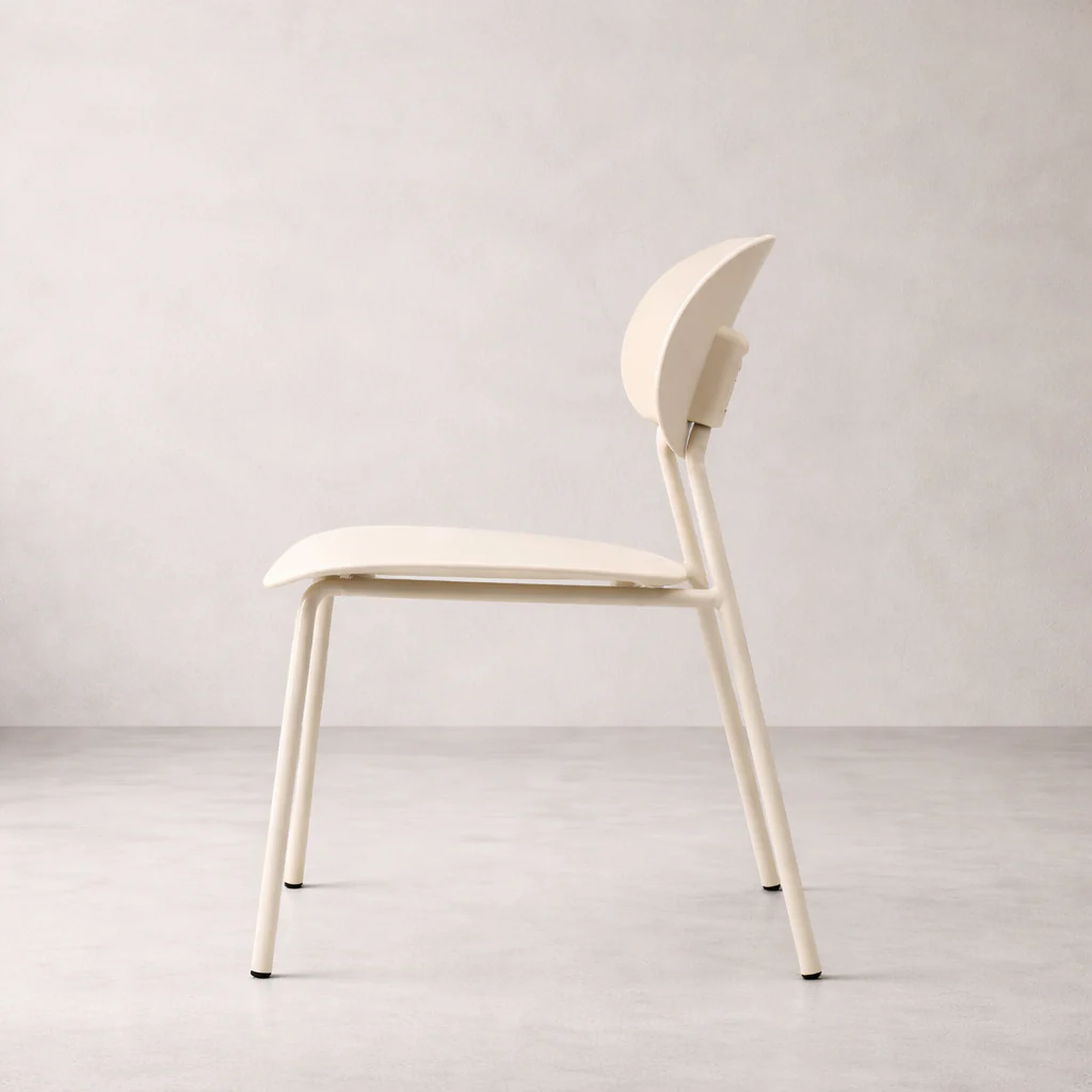 Vivian Dining Chair - Neutral White - Image 3