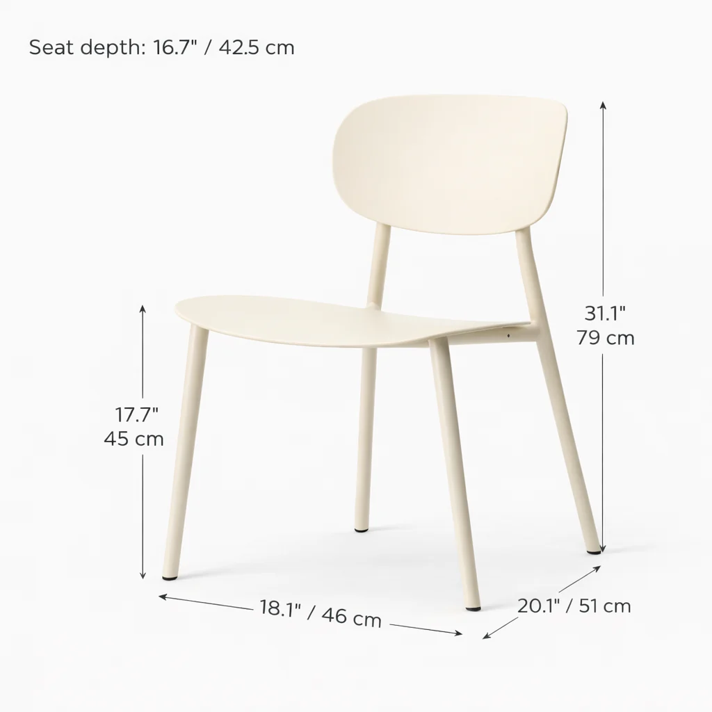 Vivian Dining Chair - Neutral White - Image 5